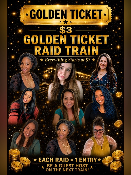 Accessories - LIVE TODAY 🚂🎟️ $3 Golden Ticket Raid Train 🎟️ 🚂 June 30th